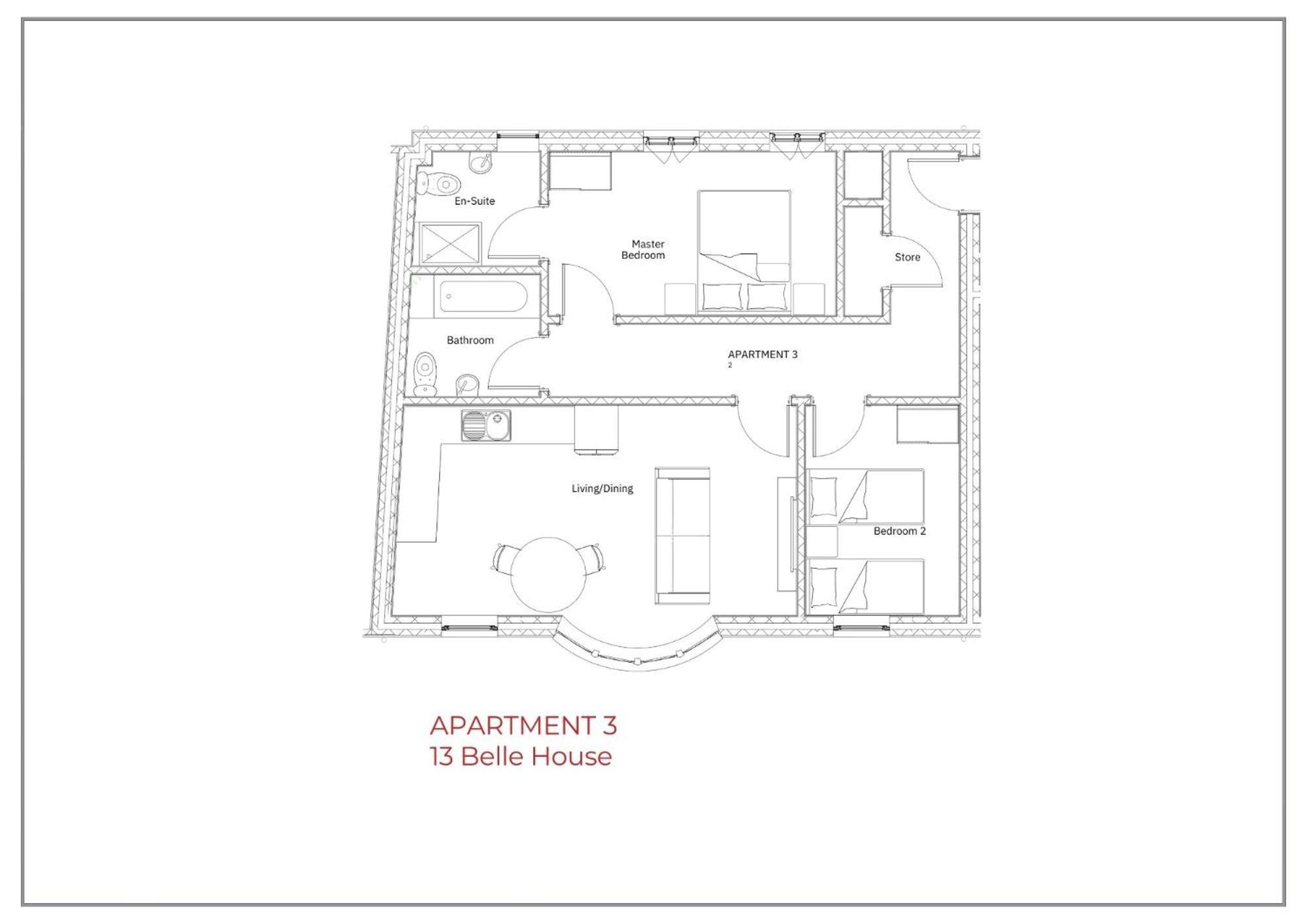 Apartment Finest Retreats - 13 Belle House - 3 *